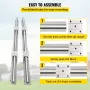 Lineær jernbanevejledning 2x SBR16-600 mm Lineær glideskinne +