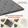 Spill Absorbent Pads, Universal Absorbing Mat Absorbs up 45.4 L, 330 x 250 mm Polypropylene Absorbent Pad for Oil, Water and Oth