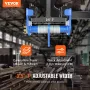 Manuel vogn, 2200 lbs/1 ton belastningskapacitet, push
