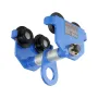 Manual Trolley, 2200 lbs/1 Ton Load Capacity, Push Beam Trolley with Dual Wheels, Adjustable for I-Beam Flange Width 63.5-177.8 