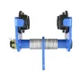Manual Trolley, 2200 lbs/1 Ton Load Capacity, Push Beam Trolley with Dual Wheels, Adjustable for I-Beam Flange Width 63.5-177.8 