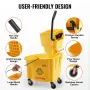 MOP BUCKET MED WRINGER, 35 QT. 
