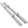 Linear Rail Guide 2X SBR16-600 mm Linear Slide Rail + 4 SBR16UU Block for Automated Machines and Equipments