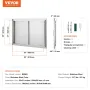BBQ Access Door, 915x610 mm Double Outdoor Kitchen Door, Stainless Steel Flush Mount Door, Wall Vertical Door with Handles, for 