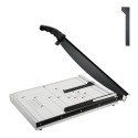 Paper Cutter, Guillotine Trimmer, 18 "Skåret længde, 20 ark kapacitet, kraftig guillotinpapirskærer med vagtbane/blad