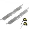Wheel Alignment Tool, 2-Pack Toe Alignment Toe Plates, Stainless Steel Wheel Alignment Tool Plate, Toe Angle Accurate