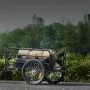 Bike Cargo Trailer, 72.5 kg Load Capacity, Heavy-Duty Bicycle Wagon Cart, Foldable Compact Storage & Quick Release with Universa