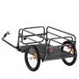 Bike Cargo Trailer, 72.5 kg Load Capacity, Heavy-Duty Bicycle Wagon Cart, Foldable Compact Storage & Quick Release with Universa