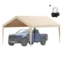 Udskiftningsoverdækning til carport, 3,5 x 6,5 m, presenning