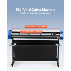 53-tommer semi-automatisk kontur vinylskærer plotter manuel