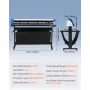 53-Inch Semi-Automatic Contour Vinyl Cutter Plotter Manual Positioning