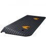 Rubber Threshold Ramp, 2" Rise Threshold Ramp Doorway, Recycled Rubber Power Threshold Ramp Rated 33069 lbs Load Capacity,
