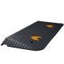 Rubber Threshold Ramp, 2" Rise Threshold Ramp Doorway, Recycled Rubber Power Threshold Ramp Rated 33069 lbs Load Capacity,