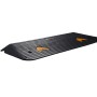 Rubber Threshold Ramp, 2" Rise Threshold Ramp Doorway, Recycled Rubber Power Threshold Ramp Rated 33069 lbs Load Capacity,
