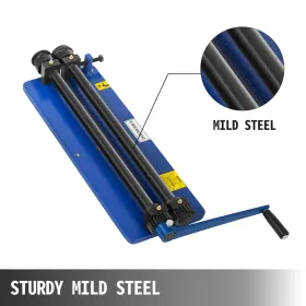 18 "Sheet Metal Bead Roller Bead Roller Tidligere Swager Rotary Swaging Machine inkluderet praktisk 6 die sæt fleksibel, 18"