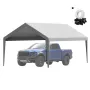 Carport Replacement Canopy Cover 12 x 20 ft, Garage Top Tent Shelter Tarp Heavy-Duty Waterproof & UV Protected, Easy Installatio
