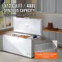 Brystfryser 17.2 cu.ft / 488 L stor dyb fryser og 4 aftagelige