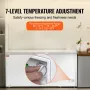 Chest Freezer, 17.2 cu.ft / 488 L Large Deep Freezer & 4 Removable Baskets, Freestanding Top Open Door Commercial Chest Freezers