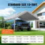 Carport Replacement Canopy Cover 13 x 20 ft, Garage Top Tent Shelter Tarp Heavy-Duty Waterproof & UV Protected, Easy Installatio