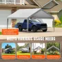 Carport Replacement Canopy Cover 13 x 20 ft, Garage Top Tent Shelter Tarp Heavy-Duty Waterproof & UV Protected, Easy Installatio