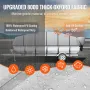 Pontoon Boat Cover, 19'-20' Waterproof Trailerable Pontoon Cover, 800D Marine Grade PU Oxford Fabric, with Motor Cover, 16 Windp