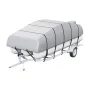 Pontoon Boat Cover, 19'-20' Waterproof Trailerable Pontoon Cover, 800D Marine Grade PU Oxford Fabric, with Motor Cover, 16 Windp