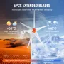 500W vindmølle Generator 12V 5-BLADE Wind Murbine Kit & MPPT