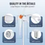 500W Wind Turbine Generator, 12V Wind Turbine Kit, 5-Blade Wind Power Generator with MPPT Controller, Adjustable Windward Direct
