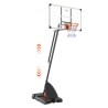 Basketball Hoop, 7.6-10 ft Adjustable Height Portable Backboard System, 54 inch Basketball Hoop & Goal, Kids & Adults