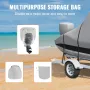 T Top Boat Cover, 7310-7920 mm Waterproof Trailerable T-Top Boat Cover, 600D Marine Grade PU Oxford, with Windproof Buckle Strap