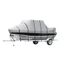 T Top Boat Cover, 7310-7920 mm Waterproof Trailerable T-Top Boat Cover, 600D Marine Grade PU Oxford, with Windproof Buckle Strap