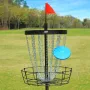 Disc Golf Basket, 24-Chains Portable Disc Golf Target Hole, Heavy Duty Steel Practice Disc Golf Target, Indoor & Outdoor Disc Go
