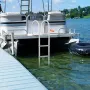 Aluminium Dock Ladder Boat Dock Ladder aftagelige 3 trin med