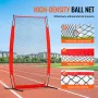I Screen Baseball for Batting Cage, 7x4 ft Baseball & Softball Safety Screen, Body Protector Portable Batting Screen with Carry 