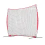 Barrikade backstop net, 12x9 ft kugle sportsbarriere netting, bærbart praksisudstyr med bærepose, beskyttelsesskærm til