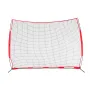 Barrikade backstop net, 12x9 ft kugle sportsbarriere netting, bærbart praksisudstyr med bærepose, beskyttelsesskærm til