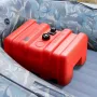 Marine Fuel Tank, 14.53 Gallon/55L, Portable Boat Fuel Gas Tank for Outboard Engine Boats, Plastic Outboard Marine Boat Fuel Tan