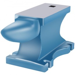 Enkelt horn Anvil 99 lbs støbejern Anvil Smed til salg Forge -værktøjer og udstyr Anvil Rugged Round Horn Anvil Blacksmith