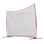 Barricade Backstop Net, 16x10 ft Ball Sports Barrier Netting, Portable Practice Equipment with Carry Bag, Protection Screen for 