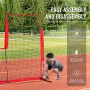 L Skærmbaseball til batting bur, 7x7 ft baseball & softball