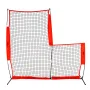 L Screen Baseball for Batting Cage, 7x7 ft Baseball & Softball Safety Screen, Body Protector Portable Batting Screen with Carry 
