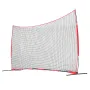 Barrikade backstop net, 20x10 ft kugle sportsbarriere netting, bærbart praksisudstyr med bærepose, beskyttelsesskærm til