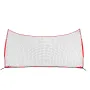 Barrikade backstop net, 20x10 ft kugle sportsbarriere netting, bærbart praksisudstyr med bærepose, beskyttelsesskærm til