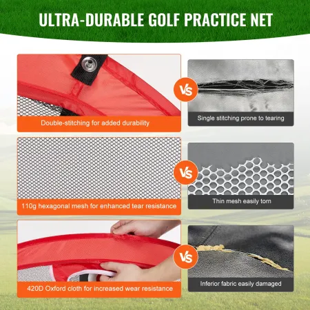 Golf Chipping Net, Pop Up Golf Practice Net, Portable Indoor