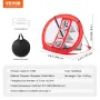 Golf Chipping Net, Pop Up Golf Practice Net, Portable Indoor Outdoor Home Golf Hitting Aid Net with Target and Carry Bag, for Ba