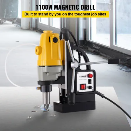 Magnetisk borepresse 12000 N Magnet Force m/6 stk HSS Annular