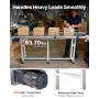 Belt Conveyor, 71 x 7.8 inch Conveyor Table, Heavy Duty Stainless Steel Motorized Belt Conveyor for Inkjet Coding Applications P