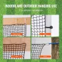 Golf Net, 10x10ft Golf Practice Net, Indoor Hitting Net for Golf, Baseball, Hockey, Soccer, Heavy Duty Nylon DIY Ball Net, Sport