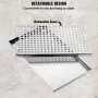 Beer Drip Tray, 304 Stainless Steel Kegerator Drip Trays with 4 Non-Slip Rubber Pads and Detachable Cover, Heat / Cold Resistant