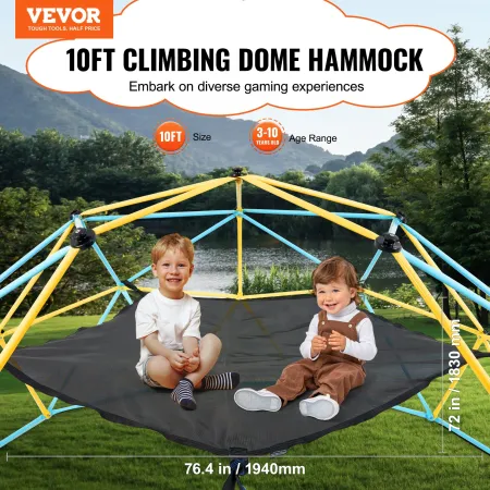 Dome-klatrer hængekøje, tilbehør til klatringskuppel, klatring